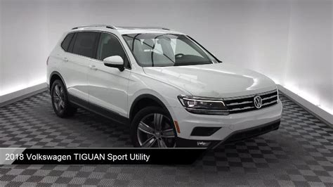 2018 Volkswagen Tiguan Sport Utility Sel Premium Savannah Hilton Head Beaufort Bluffton Pooler