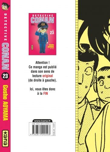 Détective Conan Tome 23 Livres Manga par Gosho Aoyama Misato