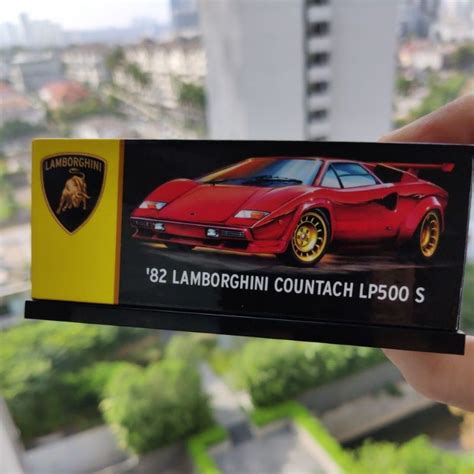 Hot Wheels RLC Lamborghini Countach Red Shopee Malaysia