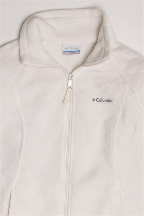 White Columbia Fleece Zip Up Jacket