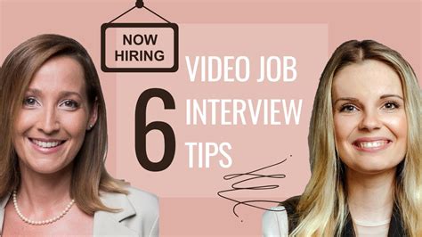 Video Interview Tips For Job Seekers Youtube