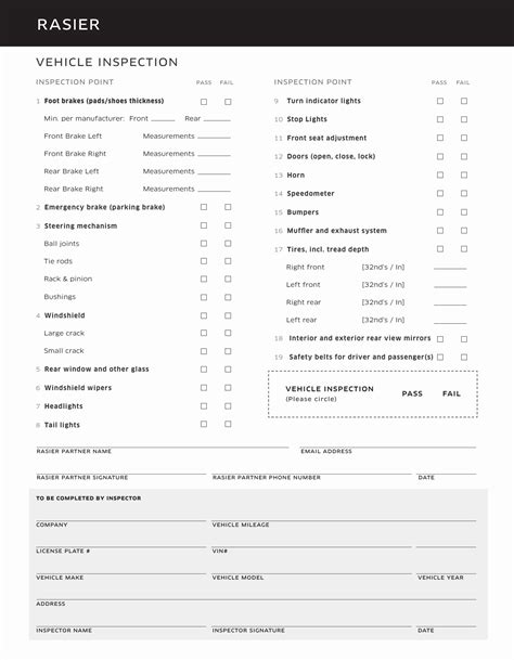 Trailer Inspection form Template – Peterainsworth
