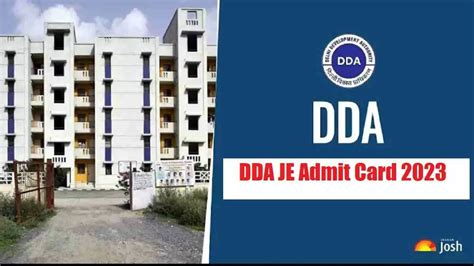 DDA JE Admit Card 2023 Soon For Junior Engineer Posts Dda Gov In