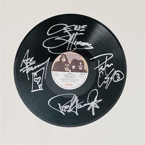 Kiss Signed Vinyl Record Display - Etsy