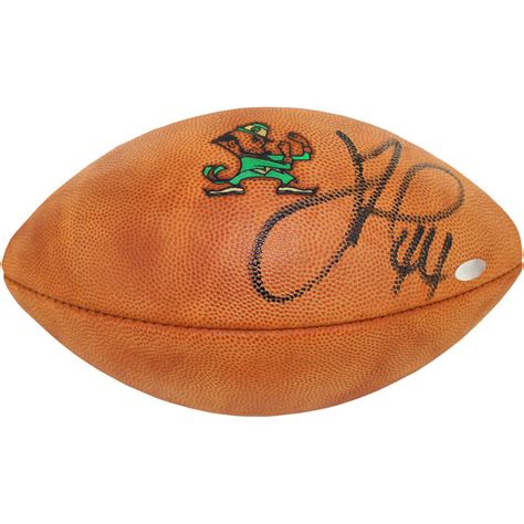 Justin Tuck Signed Notre Dame Game Model Football – SPORTSCRACK