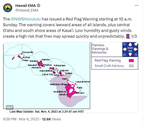 BREAKING: Hawaii Issues Warning for High Risk of Fast-Spreading Fires