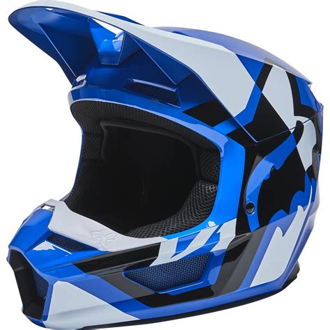 Fox MX Helmet V1 Lux Blue Maciag Offroad