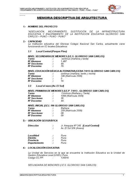 Pdf Gcnsc Memoria Descriptiva Final Dokumen Tips