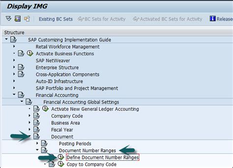 Sap Fi Document Number Ranges