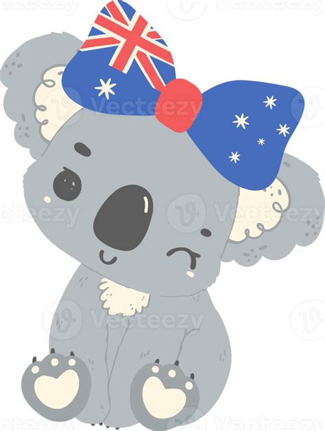 Cute Australia Day Koala 36100819 Png