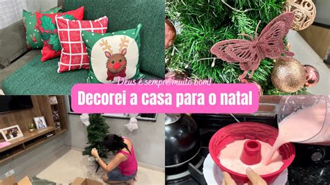 Decorei A Casa Pro Natal Tudo Simples Mas Ficou Bonito Limpei A Sala