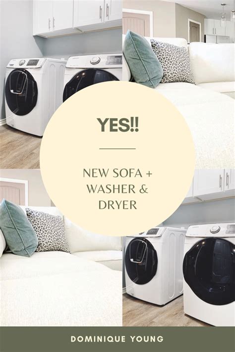 New Sofa And New Samsung Washer Dryer Artofit