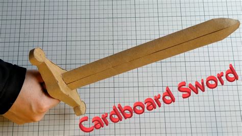 How To Make A Diy Cardboard Sword Youtube