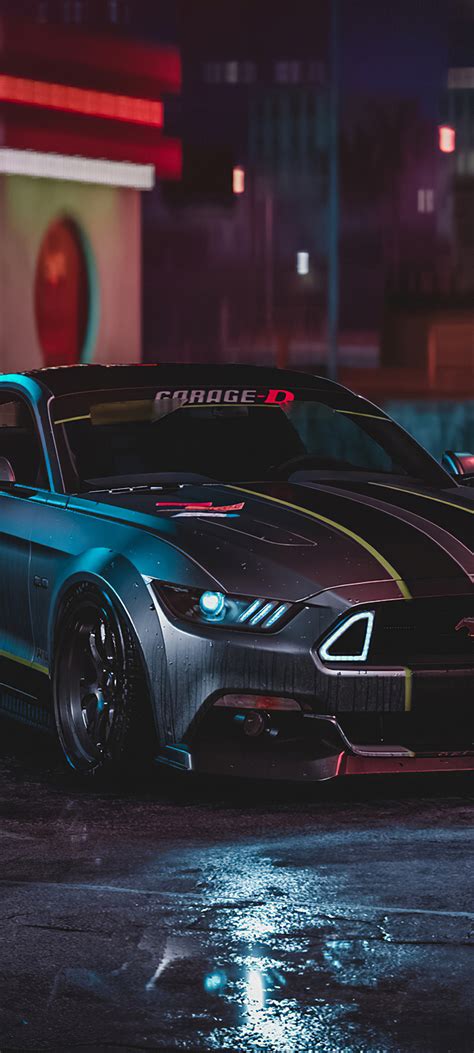 1080x2400 Ford Mustang Gt Neon Harmony 4k Google Pixel 7 ,HD 4k ...