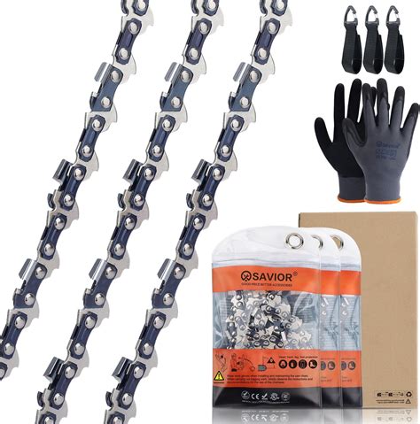 Abroman 3 Pack S56 Advancecut 16 Inch Chainsaw Chain 3 8 Lp 050 56 Drive Links