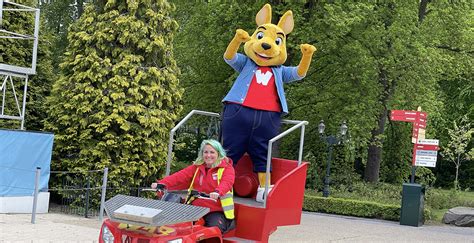 Uitgang Waterbaan Walibi Permanent Bewaakt Looopings