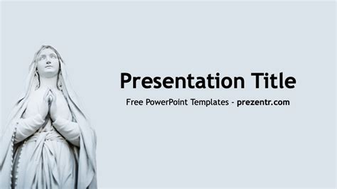 Free Virgin Mary Powerpoint Template Prezentr Powerpoint Templates