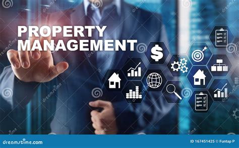 Property Management Business Technology Internet And Network Concept