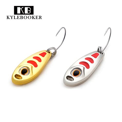 Free Shipping Fishing Lure Spoon G G G Colors Metal Lure Hard