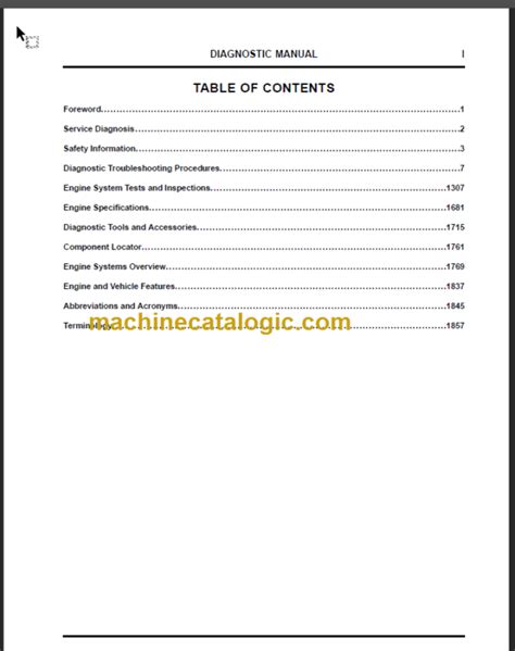 NAVISTAR MAXXFORCE DT9 DT10 DIAGNOSTIC MANUAL Machine Catalogic