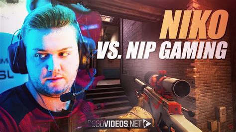 Niko Vs Nip Gaming Ace At Ecs Season 2 Csgo Youtube