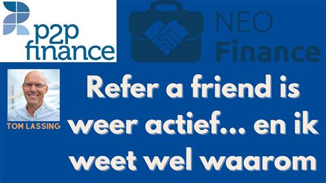 Refer A Friend Weer Geactiveerd Bij Neo Finance YouTube