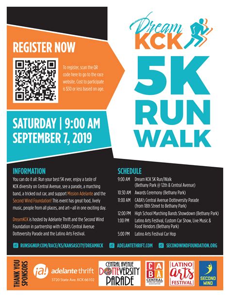 Dream Kck 5k Runwalk September 7 2019 — Mission Adelante