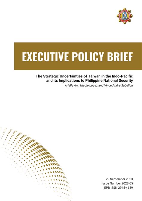 Pdf The Strategic Uncertainties Of Taiwan In The Indo Pacific And Its