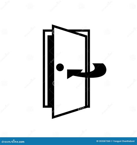 Keep Door Closed Sign On White Background Cartoon Vector