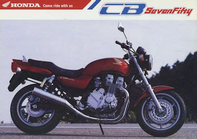 Motor Lit De Honda Cb Sevenfifty Brochure