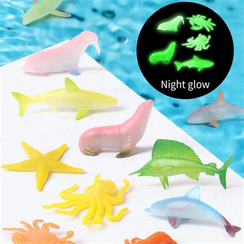 Ocean Sea Animal,Assorted Mini Vinyl Plastic Animal Toy Set, Realistic