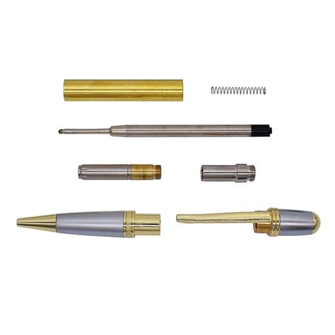 Gold Satin Chrome Sierra Pen Kit Pack Of