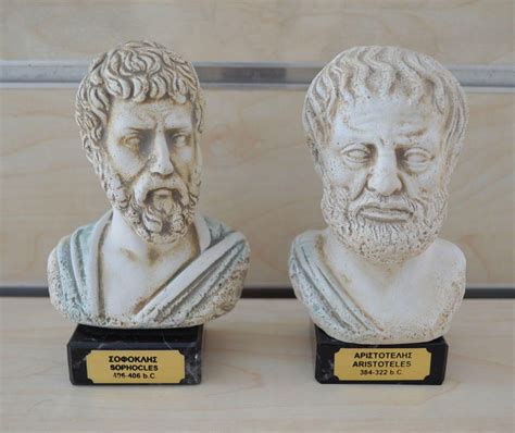 Sophocles Aristotle Ancient Greek Philosophers Sculpture Etsy