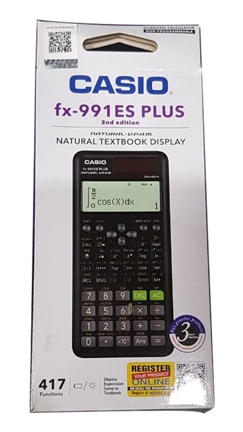 Black Casio Fx 991es Plus 2nd Edition Scientific Calculator At ₹ 1165