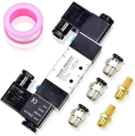 Amazon Aomag Pneumatic Pt Solenoid Valve V Dc V