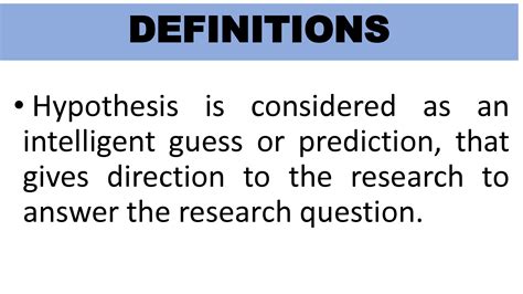 SOLUTION How To Write Research Hypothesis Studypool