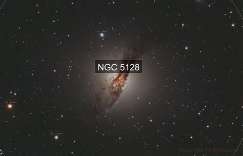 Ngc Centaurus A Galaxy Thiago Lucas Da Silva Astrobin