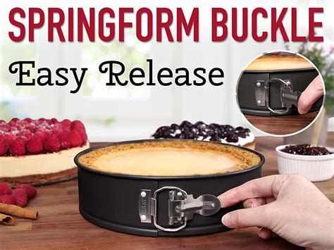 Zulay Premium Springform Pan Inch Nonstick Cheesecake Pan With