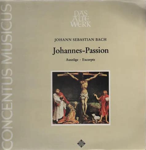 Bach Johannes Passion Vinyl Records Lp Cd On Cdandlp