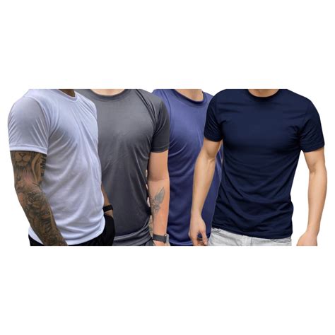 Kit Camisetas Dryfit Masculina Lisa Academia Shopee Brasil