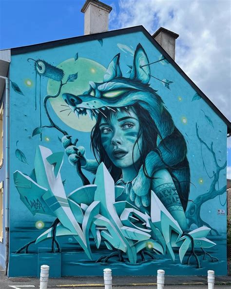 Mural By Abys Scaf Oner And Valer In Longlaville France Street Art