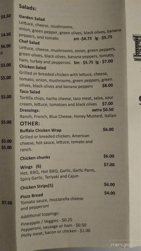 Boone Saloon Menu In Springfield Oh Order Delivery And Reviews