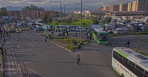 Así están las vías y estaciones TransMilenio por paro de taxistas hoy