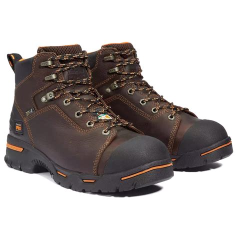 TIMBERLAND PRO Men's Endurance 6" Steel Toe Waterproof Work Boots ...