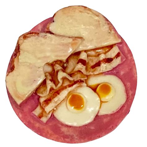 Eggs Bacon and Toast Womens Brooch (s)