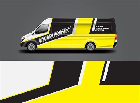 Premium Vector Van Wrap Livery Design Ready To Use For Cars