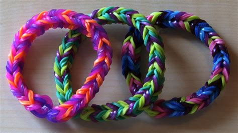 How To Make Rainbow Loom Double Fishtail Easy Youtube