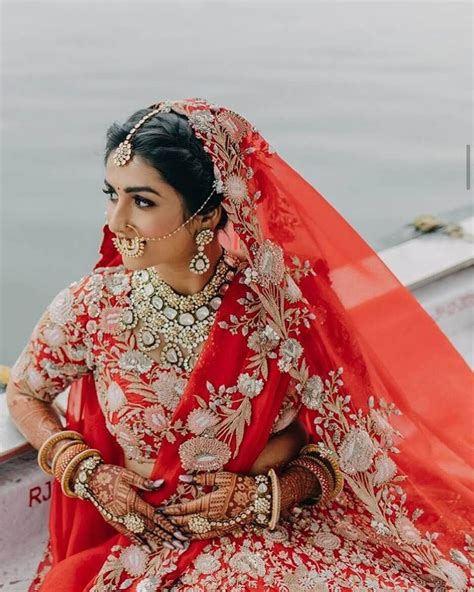 Everything You Need To Know About Bridal Dupattas Bridal Lehenga Red