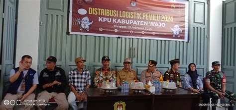 KPU Wajo Distribusikan Logistik Pemilu 2024 Ke PPK Di 14 Kecamtan