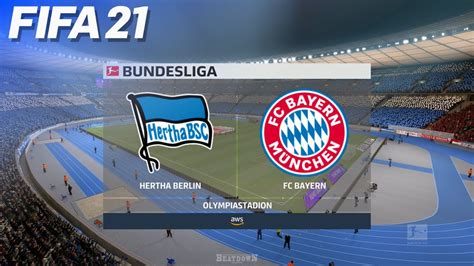 FIFA 21 Hertha BSC vs FC Bayern München Next Gen on PS5 YouTube